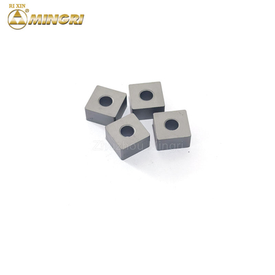 Dureza 12.7*12.7*6.5mm Chian Saw Machine Insert de carburo de tungsteno / Consejos de carburo de tungsteno para el corte de piedra
