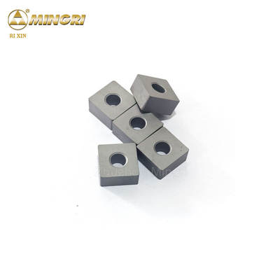 Dureza 12.7*12.7*6.5mm Chian Saw Machine Insert de carburo de tungsteno / Consejos de carburo de tungsteno para el corte de piedra