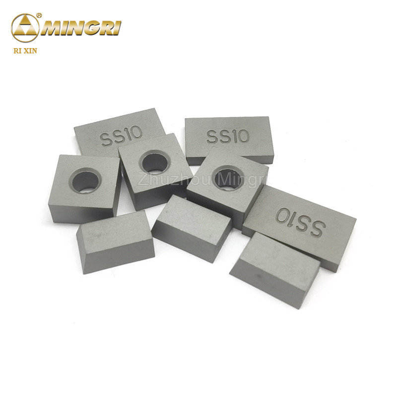 Materia prima virgen Punta de corte de piedra de carburo de tungsteno SS10 para una larga vida útil y propiedades estables de grado YG10C