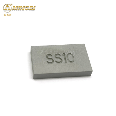 La piedra caliza que cortaba el tungsteno cementó resistencia de desgaste de las extremidades SS10 del carburo que soldaba