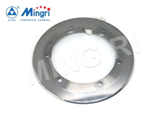 Cuchilla de cortador del carburo de tungsteno del grado de MR020 MR030 que corta el caucho plástico de papel