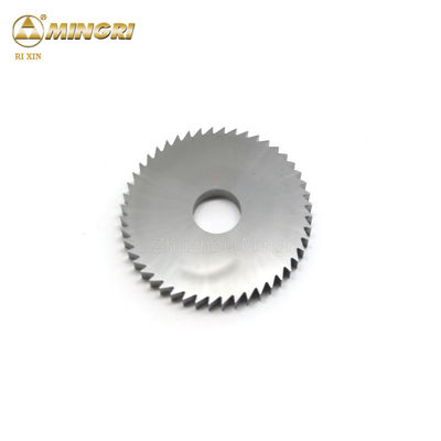 Cuchilla pulida del carburo de tungsteno alrededor de los cuchillos para cortar los dientes de la forma de V del metal